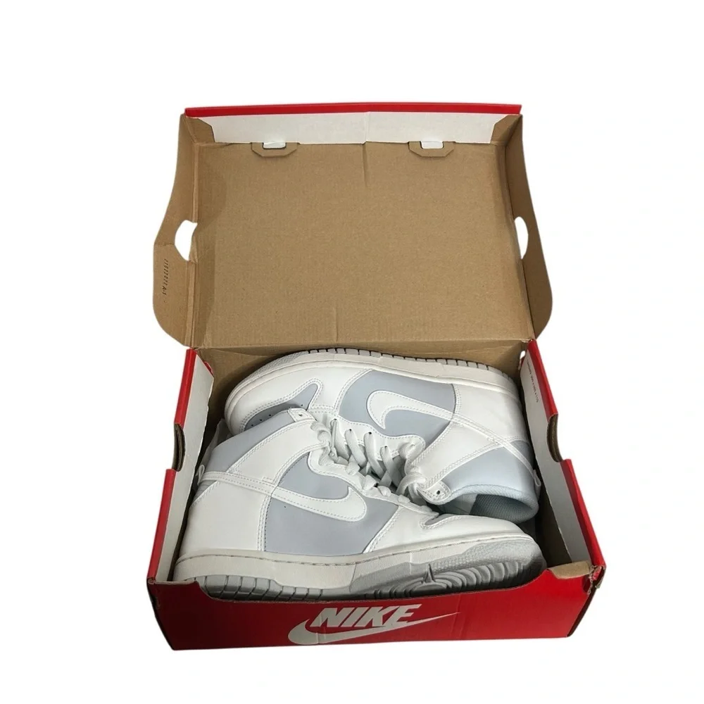Nike Dunk High (GS) Summit White Pure Platinum Kids Unisex Size 6Y